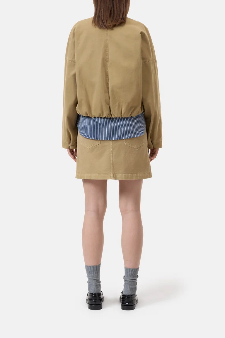 Jacke aus Baumwoll-Twill