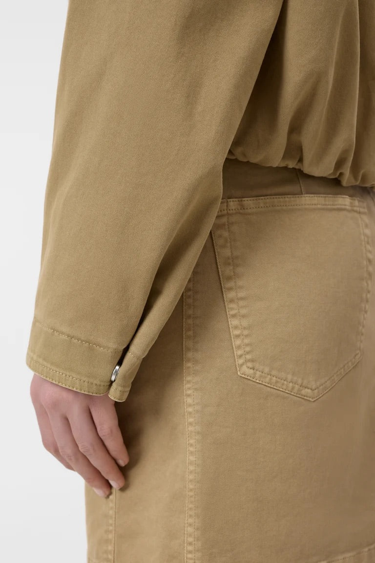 Jacke aus Baumwoll-Twill