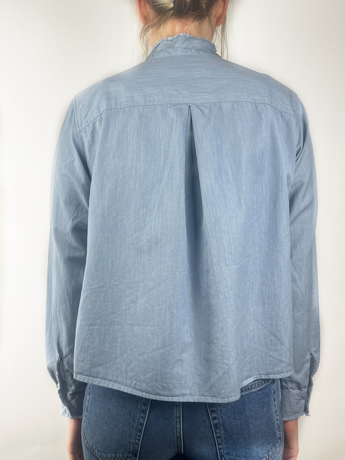 Denim-Bluse