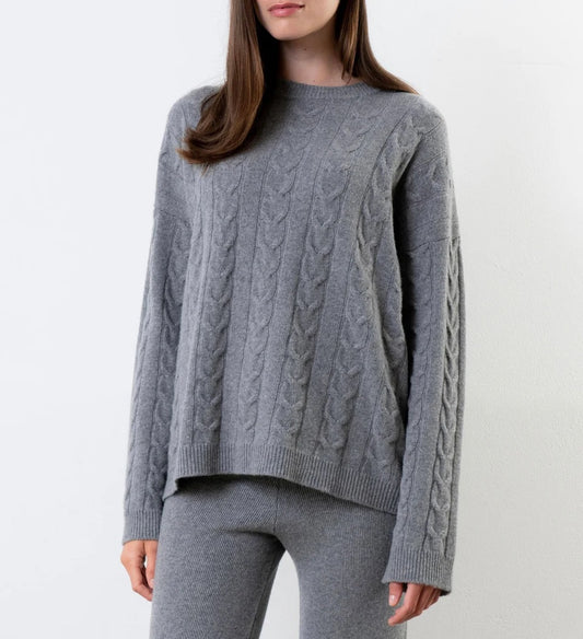 Zopfstrick Pullover Daphne ( 2 Farben)