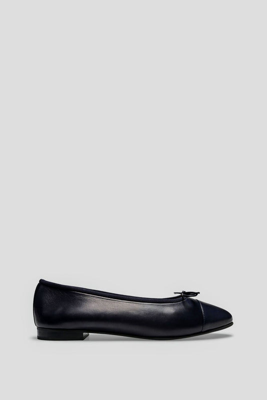 Ballerina Nappa Navy