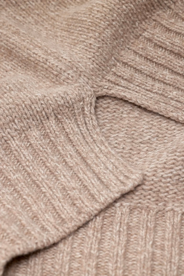 Rollkragenpullover aus Wolle (2 Farben)