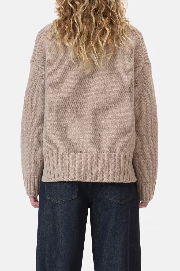 Rollkragenpullover aus Wolle (2 Farben)